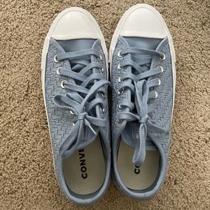 Blue Weave Converse